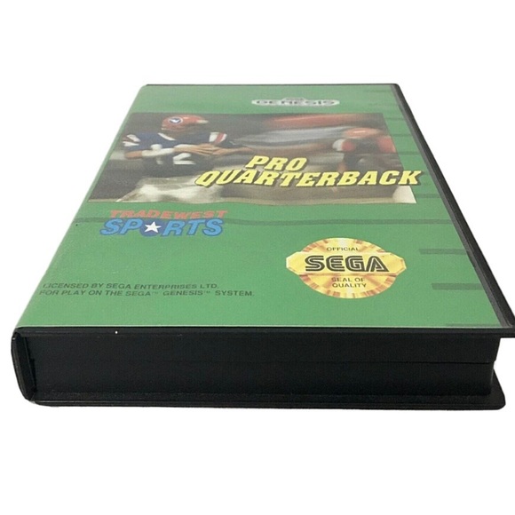 Pro Quarterback Sega Genesis 1992 Football Video Game TESTED COMPLETE CIB - Picture 13 of 15